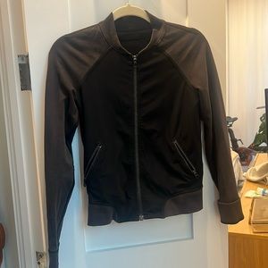 Lululemon Black Track Jacket - size 4